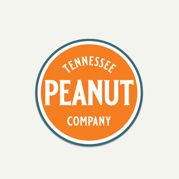 Original 3" Tennessee Peanut Sticker - Tennessee Peanut Company 